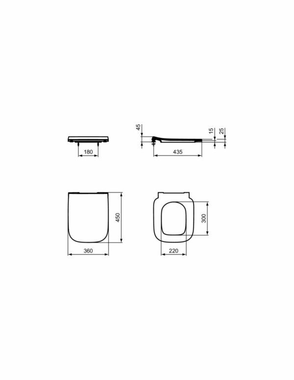 Sedile Slim Ideal standard